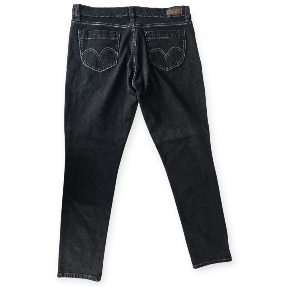 Levi's 524 Too Superlow‎ Black Sninny Jeans Size 15M